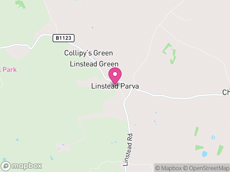 Map of Linstead Parva, East Suffolk