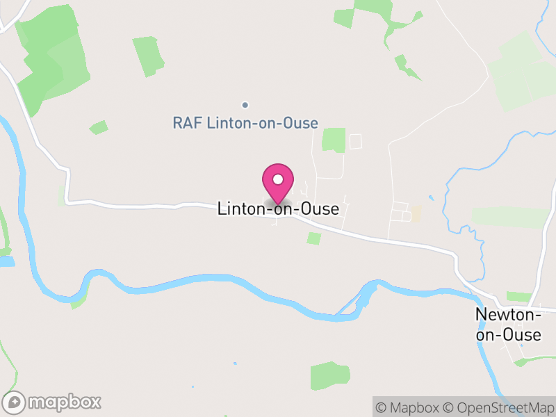 Map of Linton-on-Ouse, North Yorkshire