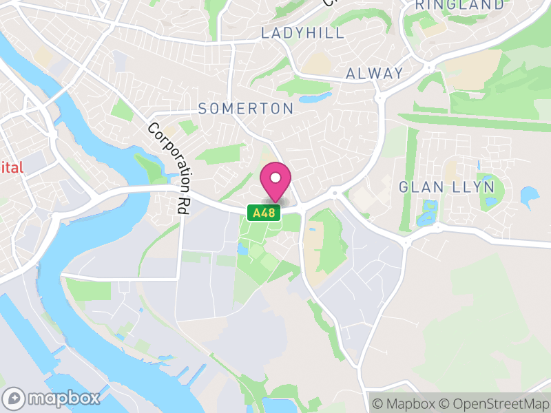 Map of Liswerry, Newport