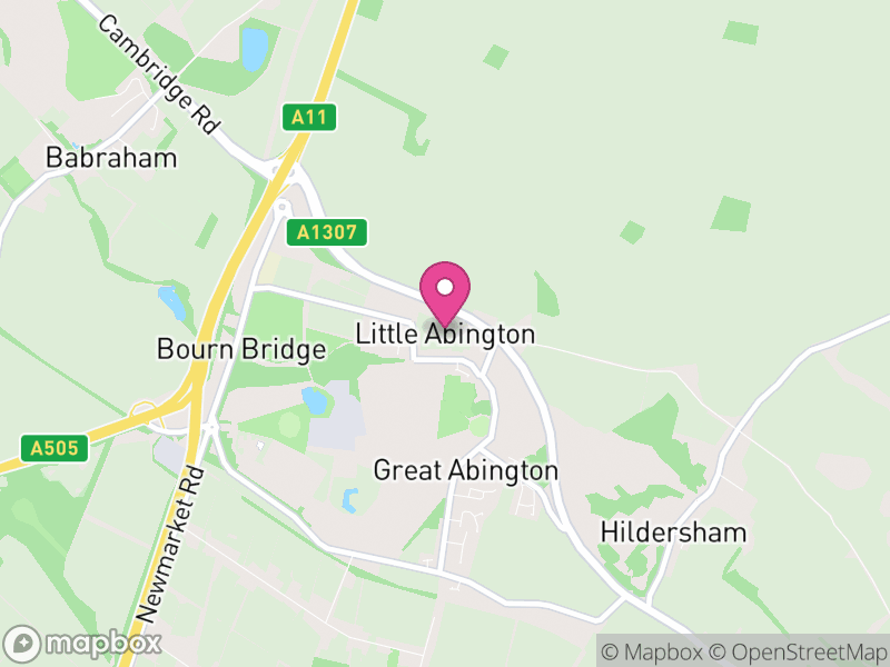 Map of Little Abington, South Cambridgeshire