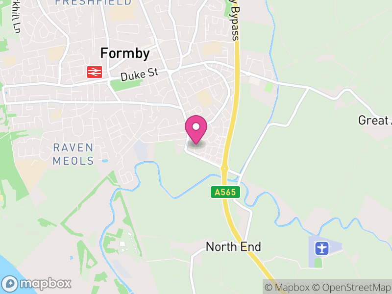 Map of Little Altcar, Sefton