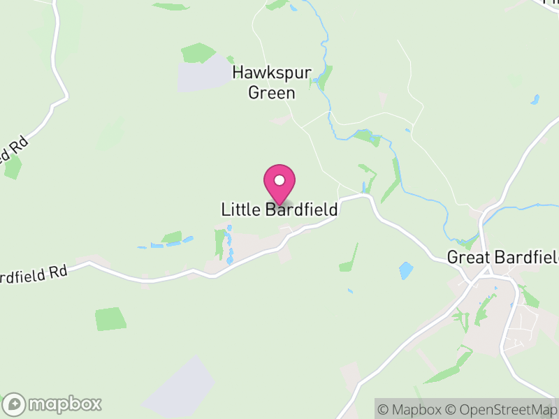 Map of Little Bardfield, Uttlesford