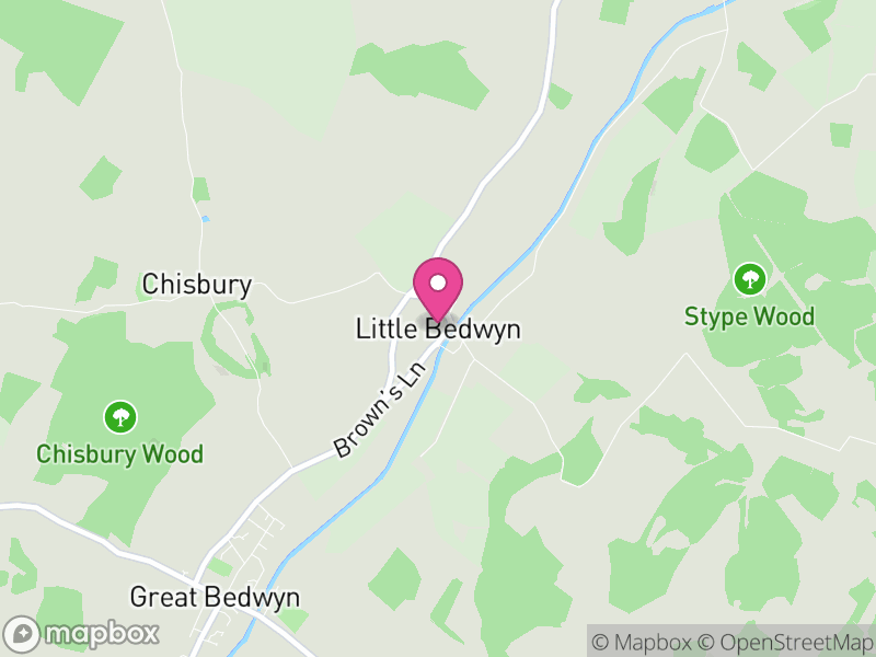 Map of Little Bedwyn, Wiltshire
