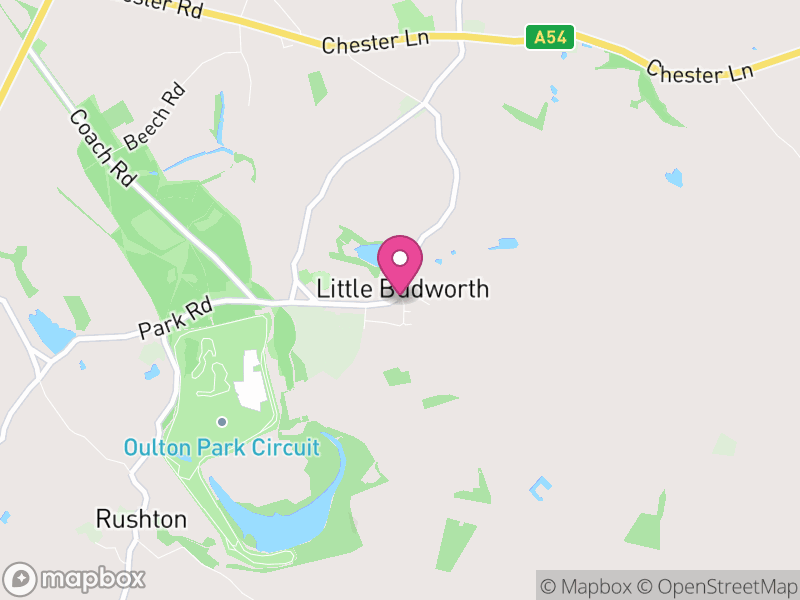 Map of Little Budworth, Cheshire West and Chester