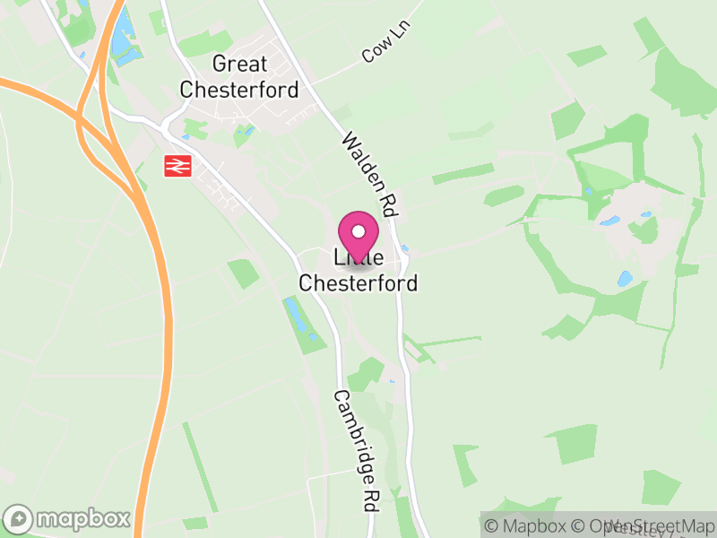 Map of Little Chesterford, Uttlesford