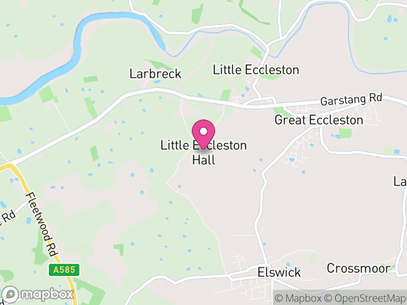 Map of Little Eccleston-with-Larbreck, Fylde