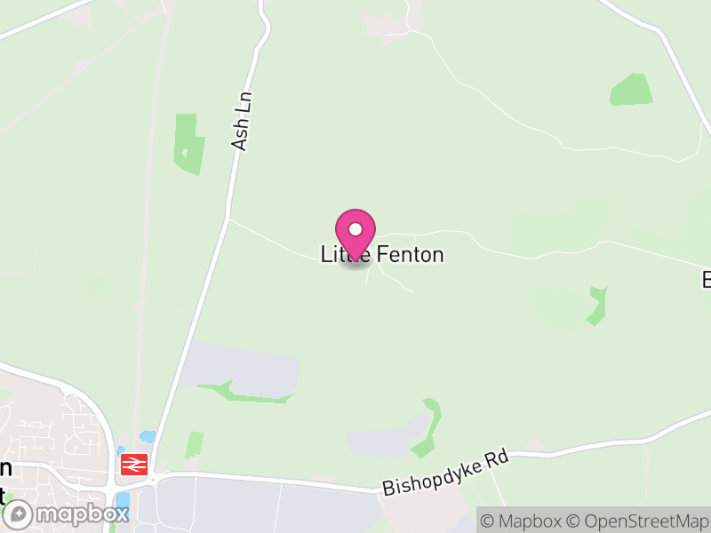 Map of Little Fenton, North Yorkshire