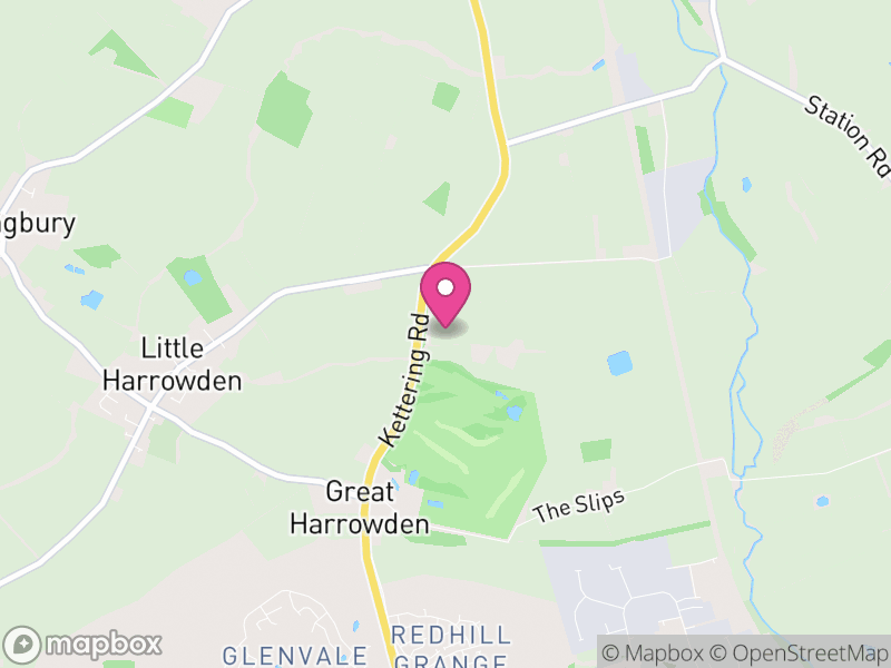 Map of Little Harrowden, North Northamptonshire