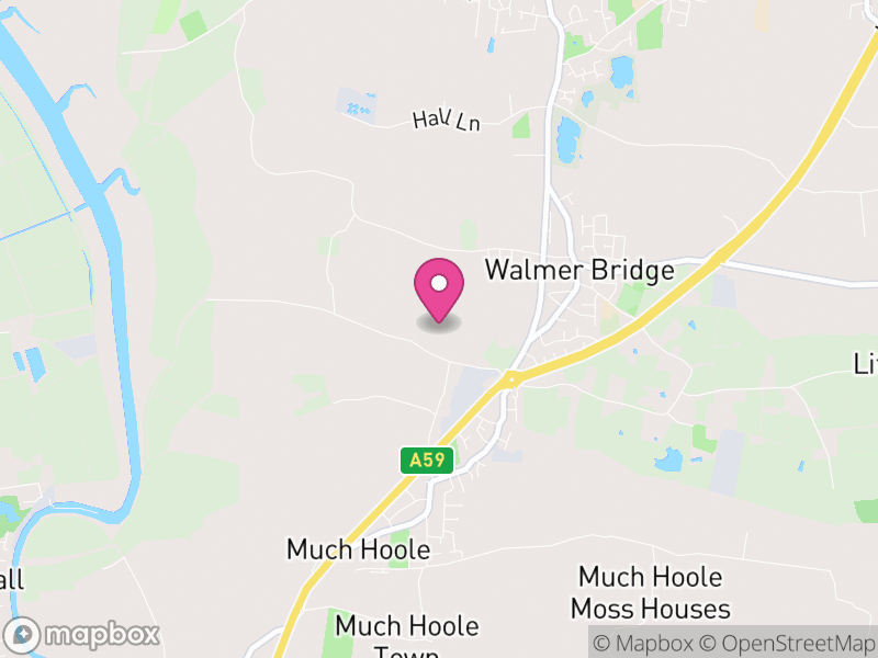 Map of Little Hoole, South Ribble