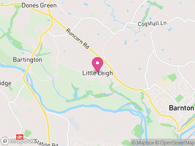 Map of Little Leigh, Cheshire West and Chester