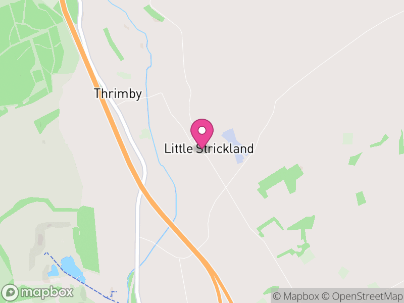 Map of Little Strickland, Westmorland and Furness