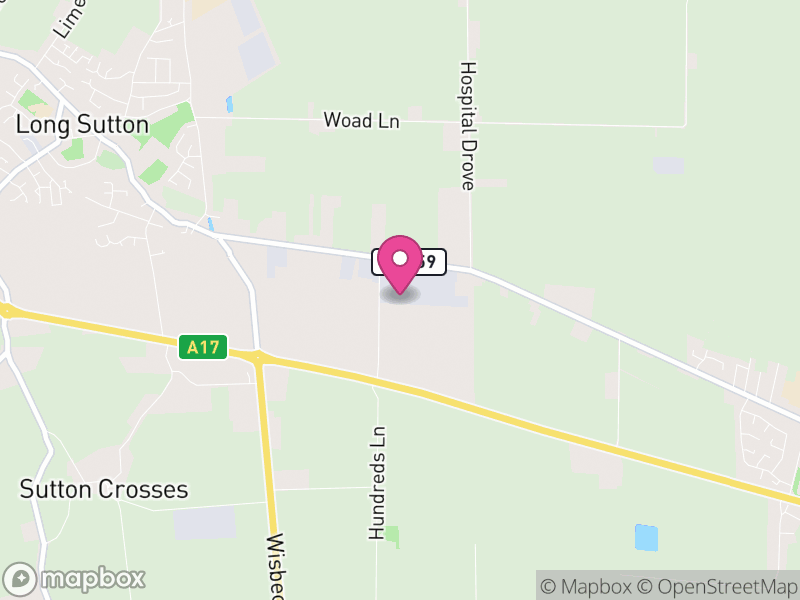 Map of Little Sutton, South Holland