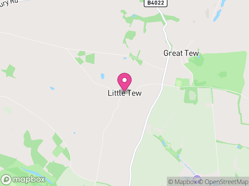 Map of Little Tew, West Oxfordshire
