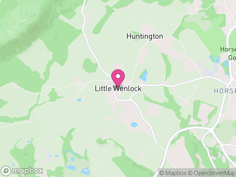 Map of Little Wenlock, Telford and Wrekin