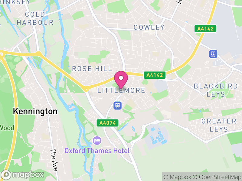 Map of Littlemore, Oxford