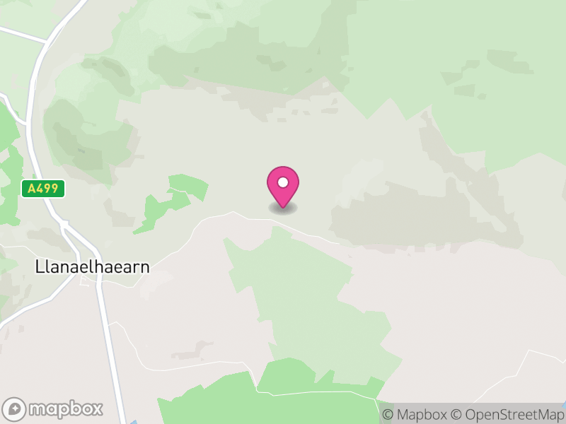 Map of Llanaelhaearn, Gwynedd