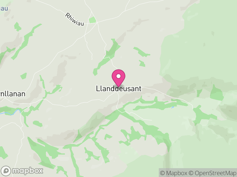 Map of Llanddeusant, Sir Gaerfyrddin / Carmarthenshire