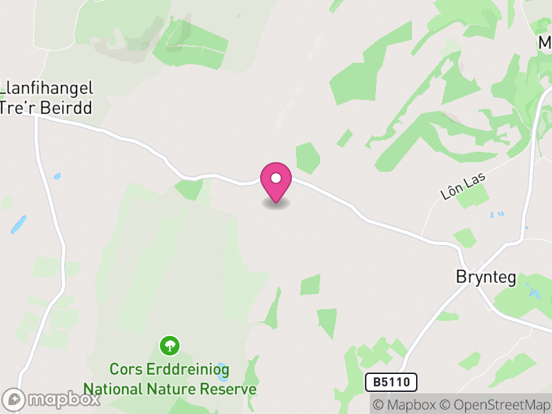 Map of Llaneugrad, Ynys Môn / Isle of Anglesey