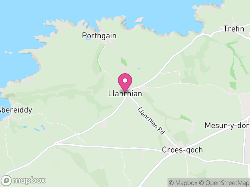 Map of Llanrhian, Pembrokeshire