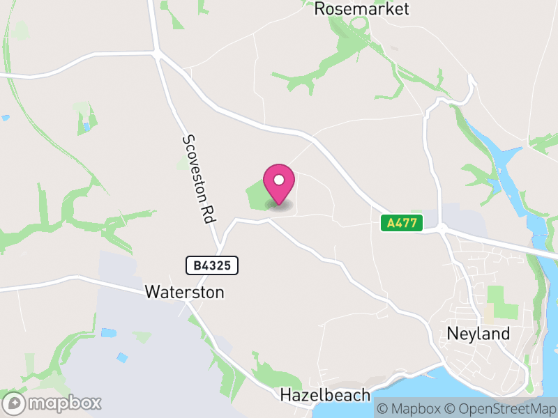 Map of Llanstadwell, Pembrokeshire