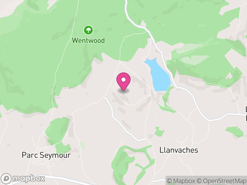 Map of Llanvaches, Newport