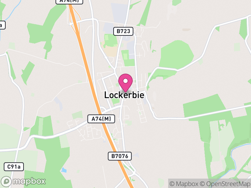 Map of Lockerbie