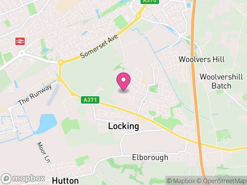 Map of Locking, North Somerset