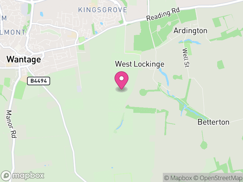 Map of Lockinge, Vale of White Horse