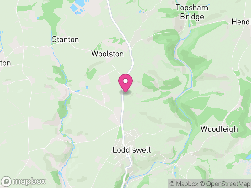 Map of Loddiswell, South Hams