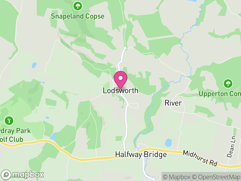 Map of Lodsworth, Chichester