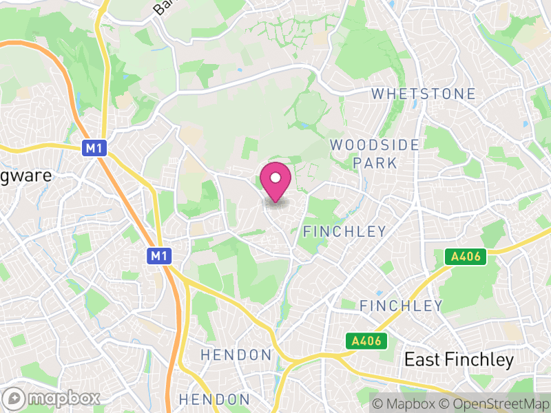 Map of London Borough of Barnet, Greater London