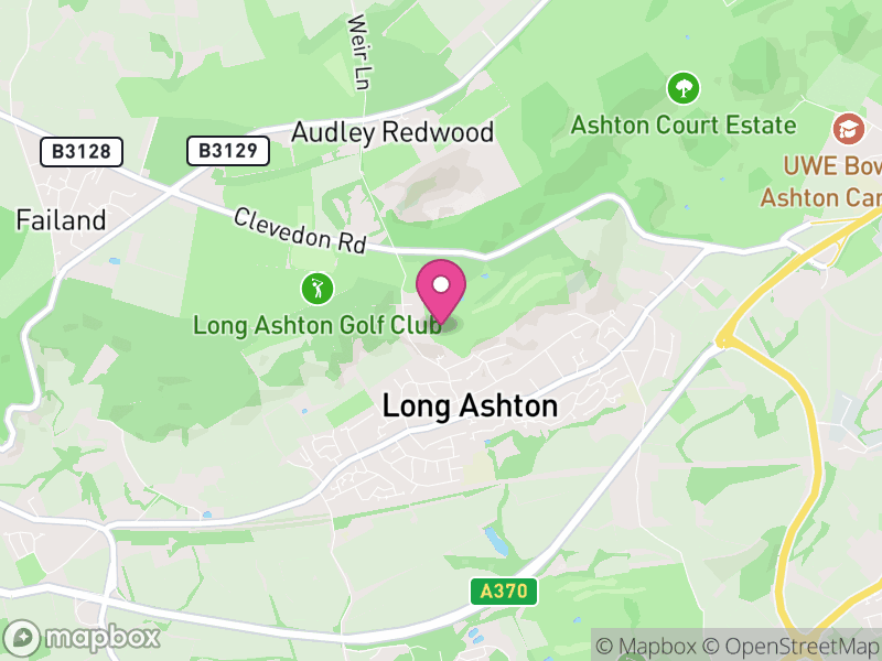 Map of Long Ashton, North Somerset
