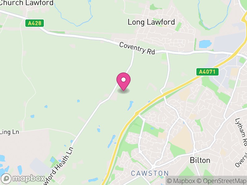 Map of Long Lawford, Rugby