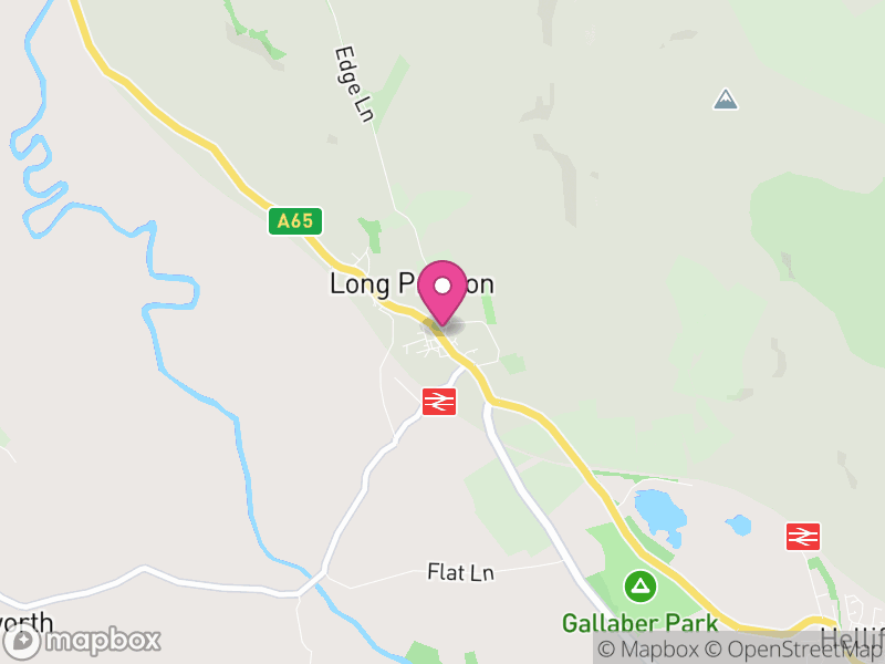 Map of Long Preston, North Yorkshire