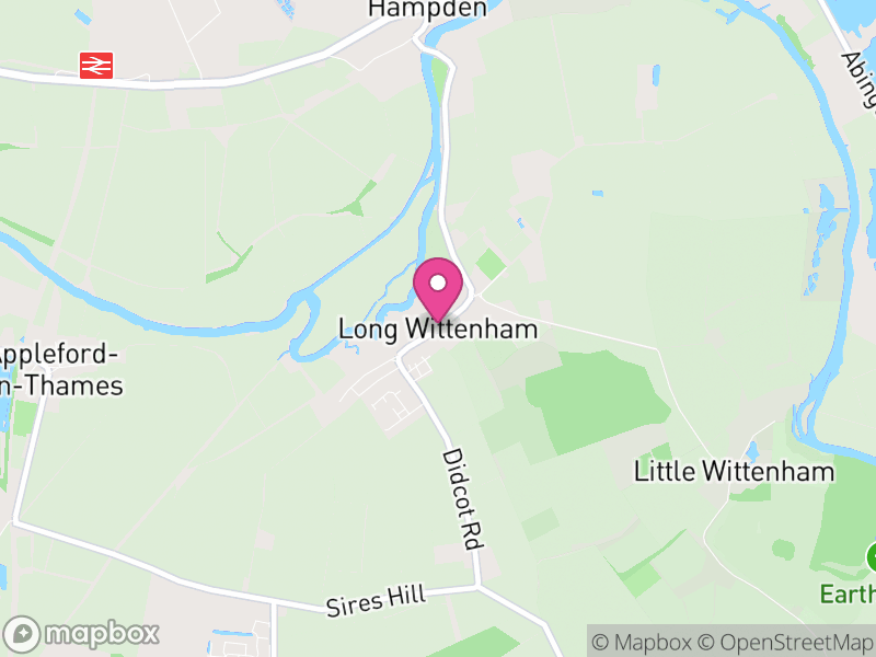 Map of Long Wittenham, South Oxfordshire