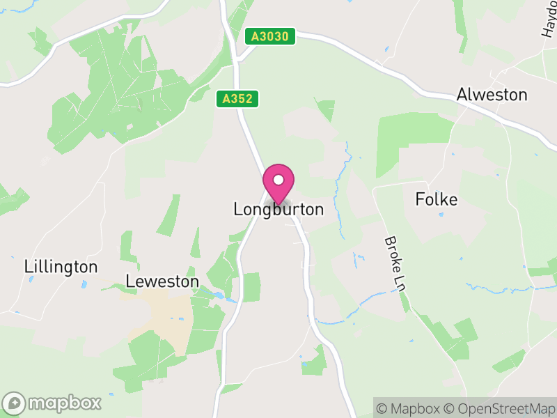 Map of Longburton, Dorset