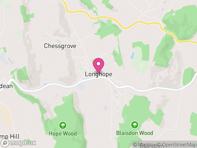 Map of Longhope, Forest of Dean