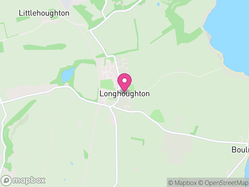 Map of Longhoughton, Northumberland
