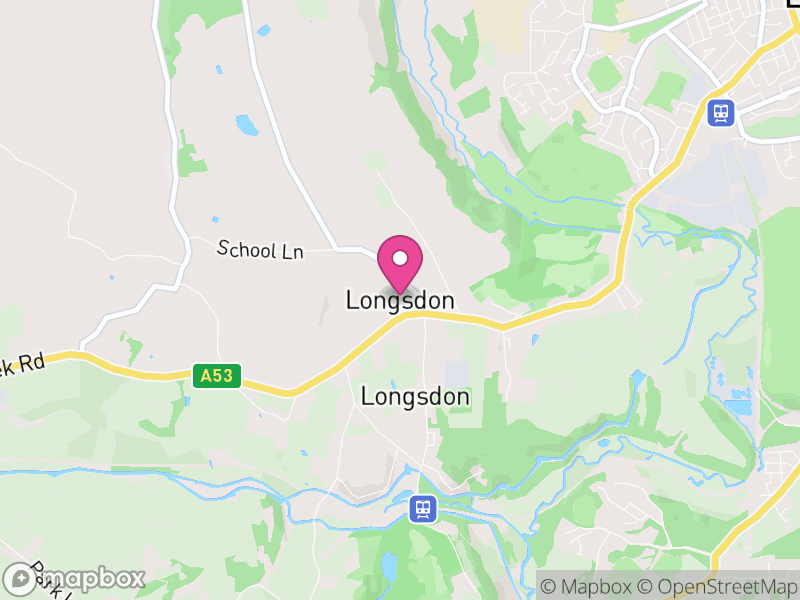 Map of Longsdon, Staffordshire Moorlands