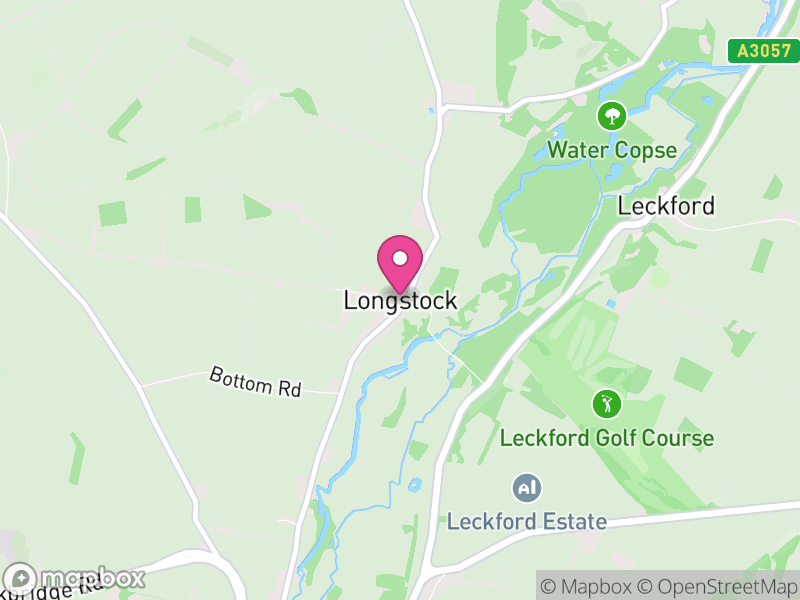 Map of Longstock, Test Valley