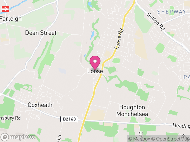 Map of Loose, Maidstone