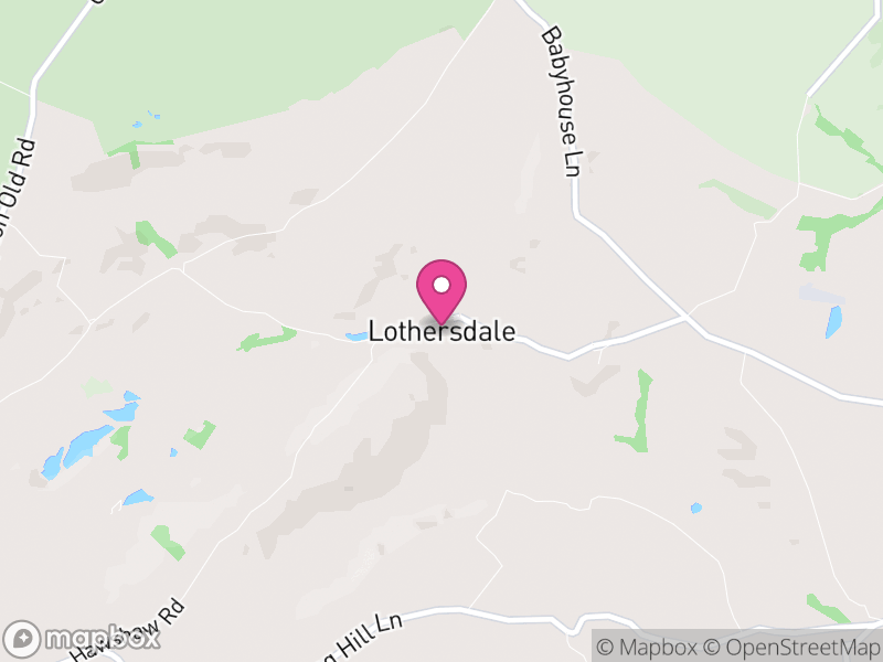 Map of Lothersdale, North Yorkshire