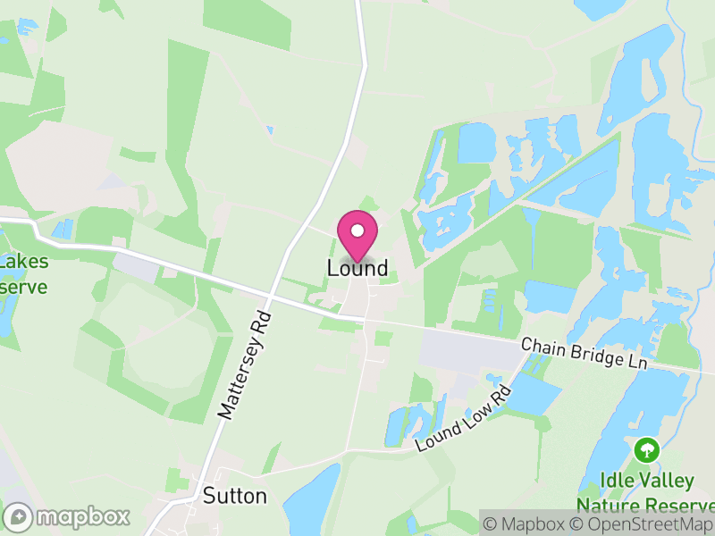 Map of Lound, Bassetlaw