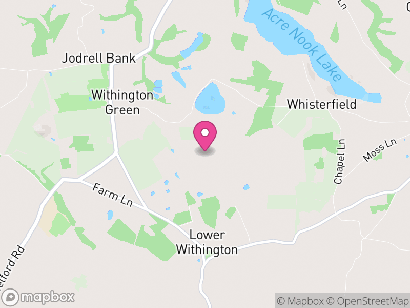 Map of Lower Withington, Cheshire East