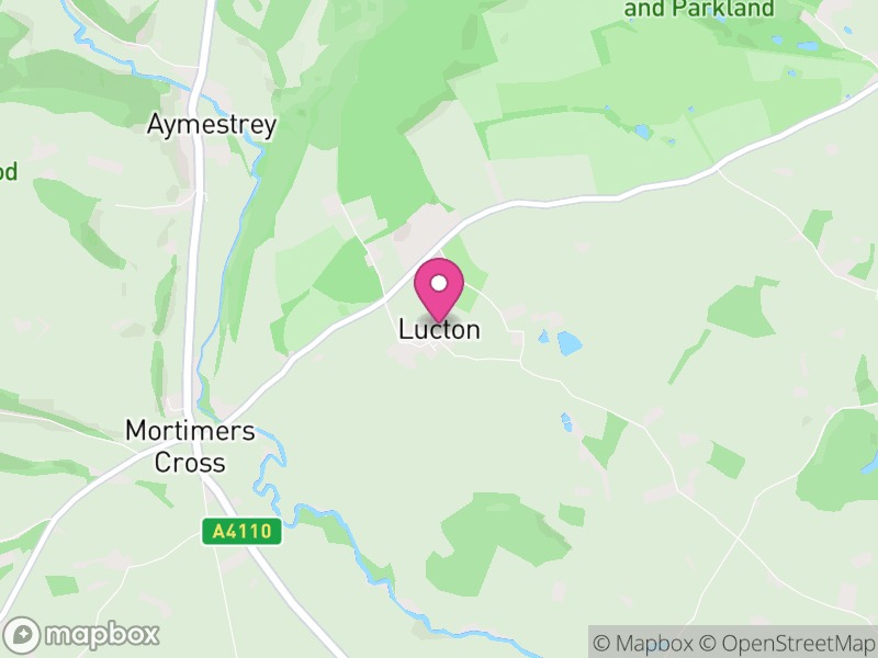 Map of Lucton, Herefordshire