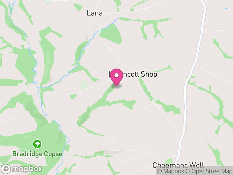 Map of Luffincott, Torridge