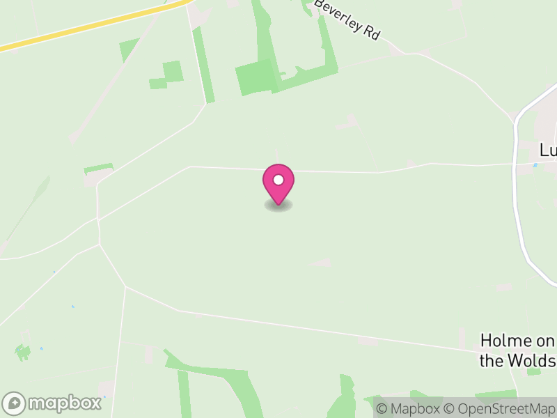 Map of Lund, East Riding of Yorkshire