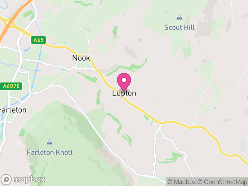 Map of Lupton, Westmorland and Furness