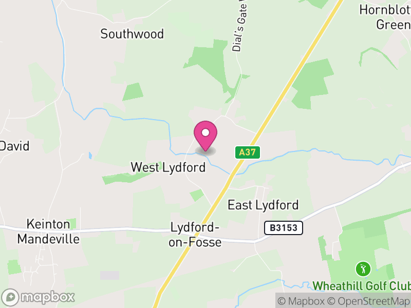 Map of Lydford-on-Fosse, Somerset
