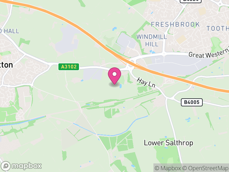 Map of Lydiard Tregoze, Wiltshire